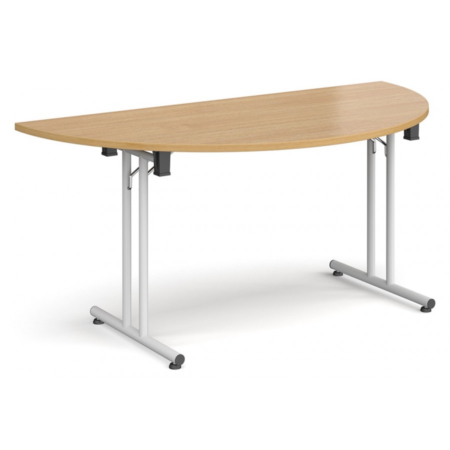 Deco Folding Leg Semi-Circular Meeting Room Table